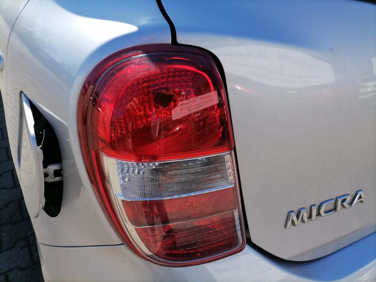 Nissan Micra K13 original R&uuml;cklicht R&uuml;ckleuchte Schlussleuchte links Bj.2011